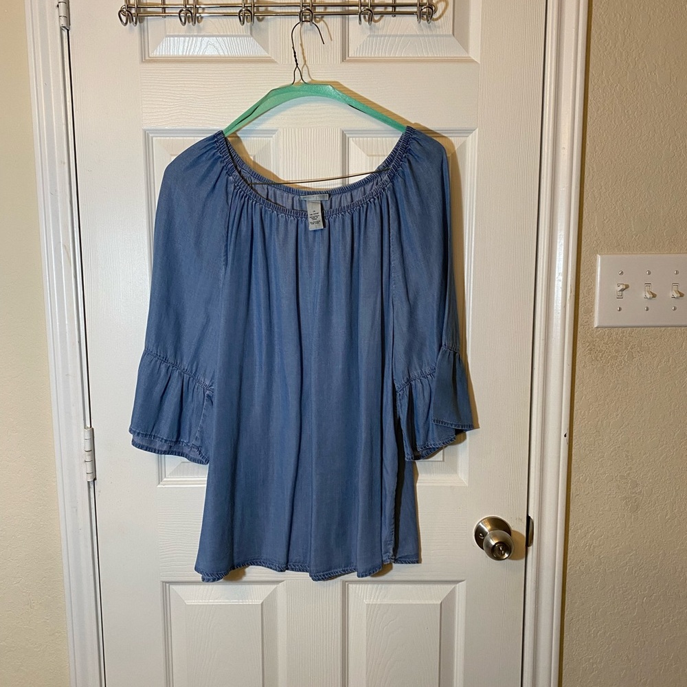CATHERINES Denim Blouse